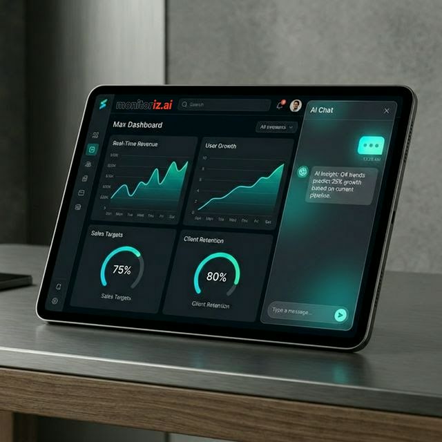 Dashboard Monitoriz.AI em Tempo Real